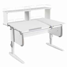 Парта Дэми СУТ 25 с задней надстройкой-полкой (выставочный образец)